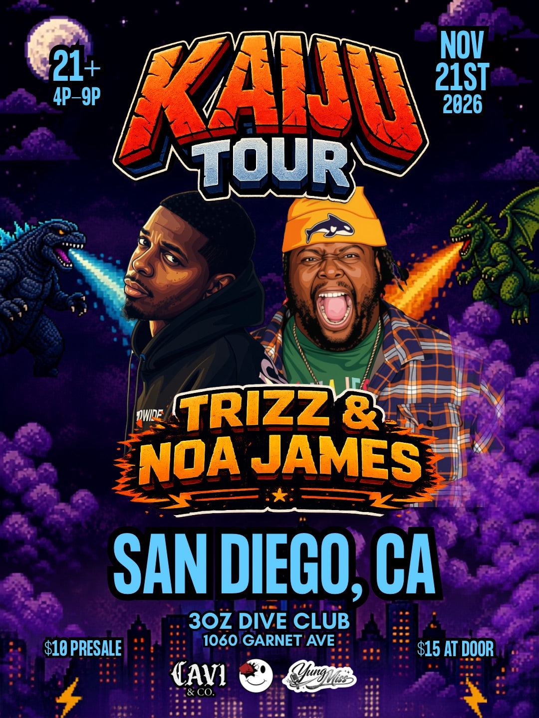 San Diego - Kaiju Tour Ticket