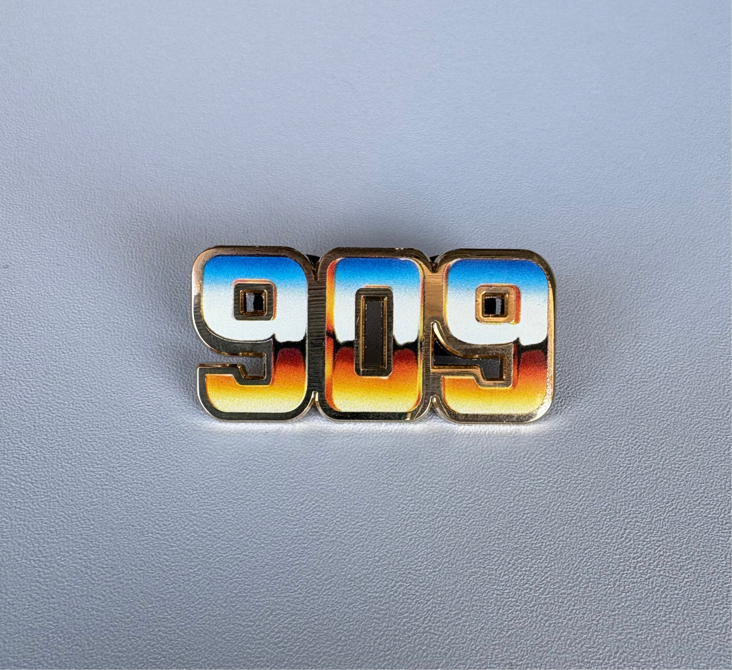 909 Enamel Pin
