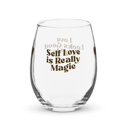 Self Love Wine Glass