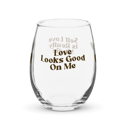 Self Love Wine Glass